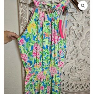 Lilly Pulitzer Women's Shirelle Skirted Romper Size S Multi Grove Garden 178